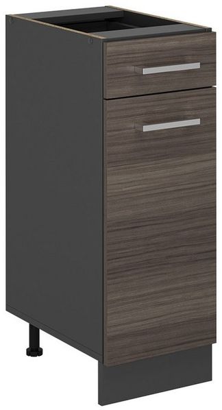 Küchenunterschrank R-Line Edelgrau 30 cm ohne Arbeitsplatte Vicco Bild 5