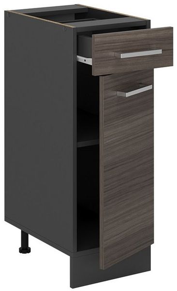 Küchenunterschrank R-Line Edelgrau 30 cm ohne Arbeitsplatte Vicco Bild 3
