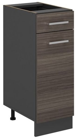 Küchenunterschrank R-Line Edelgrau 30 cm ohne Arbeitsplatte Vicco Bild 4