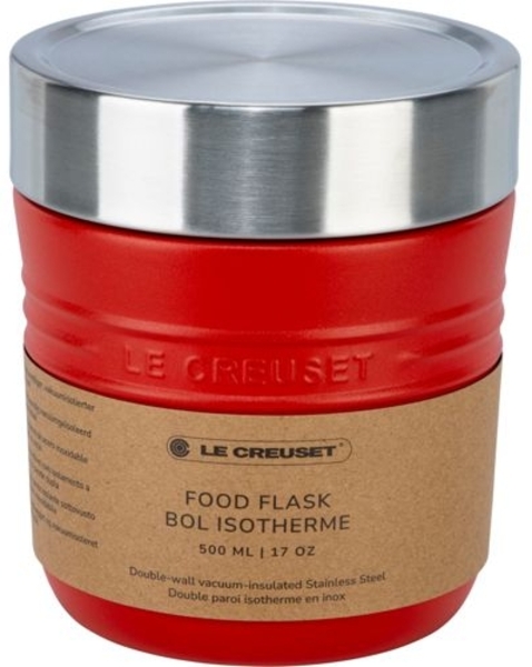 Le Creuset Thermobehälter 500ml Kirschrot Edelstahl