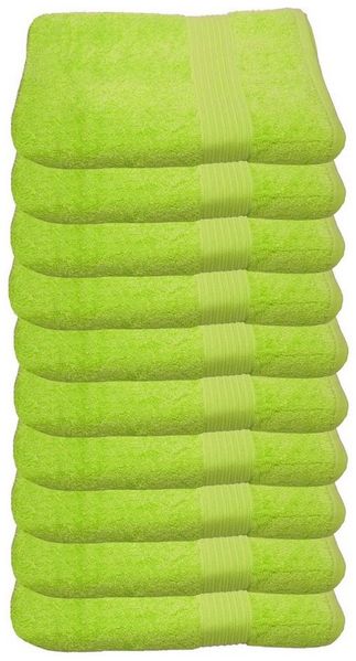 Julie Julsen Gästehandtücher 10-Gästehandtücher-Limette-Gästetuch 30 x 50 cm, Baumwolle (10-St)