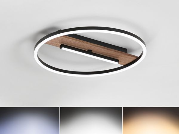 LED Deckenleuchte und Wandleuchte AZIMUTH 3 Lichtfarben einstellbar, Ø 40cm