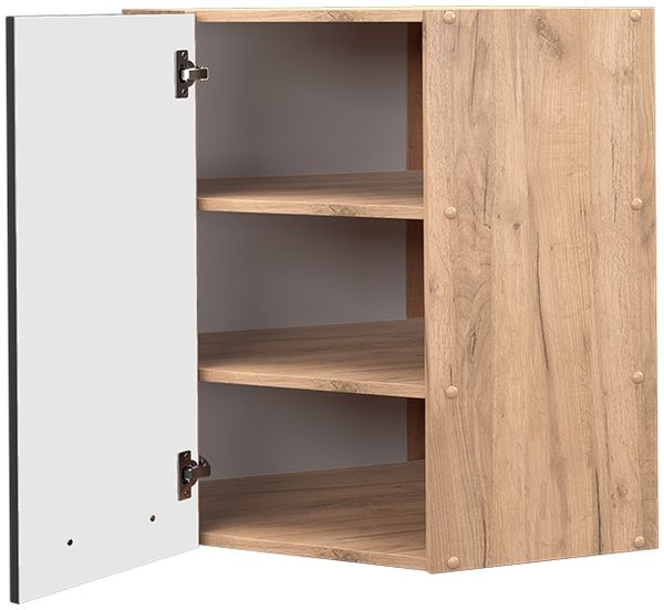 Eckhängeschrank Fame-Line Anthrazit Hochglanz 57 cm Vicco Bild 4