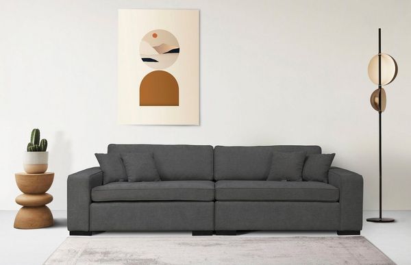 Home affaire 2-Sitzer Skara XXL, Lounge-Sofa XXL mit Federkern-Polsterung, in vielen Bezugsvarianten