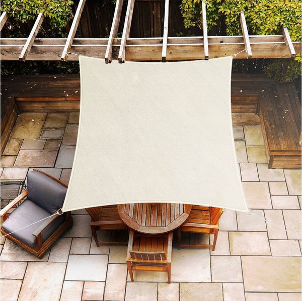 Hometex Premium Textiles Sonnensegel Sonnenschutz Windschutz - robust, stabil & vielseitig, robuster und stabiler Schattenspender für Garten, Balkon und Terrasse