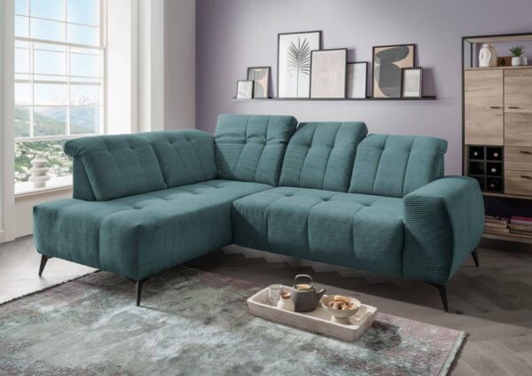 Ecksofa Sano Breitcord mit Elektrofunktion von Benformato
