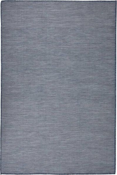vidaXL Outdoor-Teppich Flachgewebe 120x170 cm Blau 340795