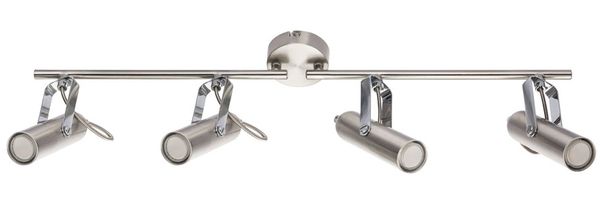 LED Deckenstrahler, Chrom, Spots bewegliche, L 68 cm