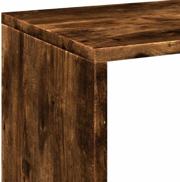 vidaXL Raumteiler-Bücherregal Räuchereiche 69,5x29x103,5 cm 858016 Bild 8