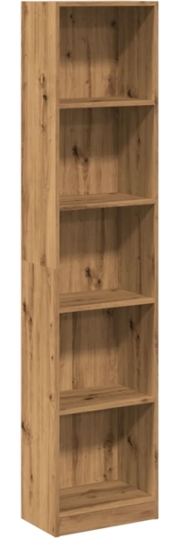 vidaXL Bücherregal Artisian Oak 40 x 24 x 176 cm Holzwerkstoff 857800
