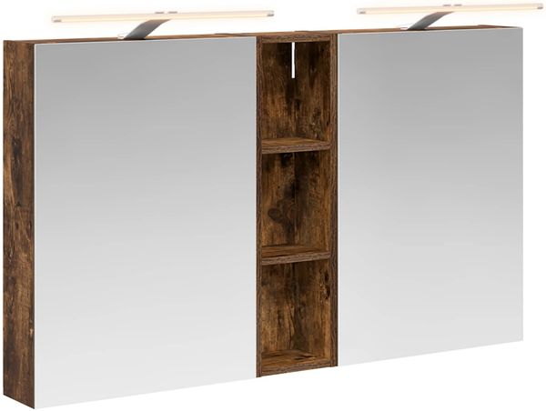 vidaXL Badezimmerschrank-Set 3 pcs 120 x 14,5 x 70 cm Holzwerkstoff 3403756 Bild 2