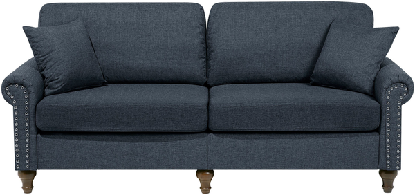 3-Sitzer Polstersofa dunkelgrau OTRA