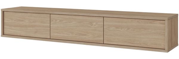 Selsey 'Moddern' TV-Lowboard mit Wandmontageoption, Eiche, 32 x 180 x 36 cm