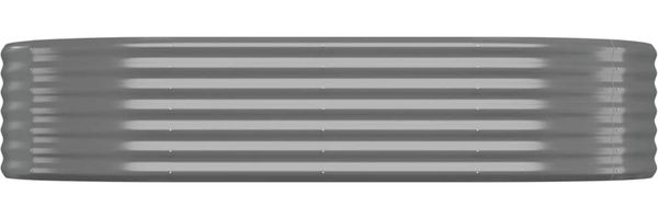 vidaXL Hochbeet Verzinkter Stahl 175x100x36 cm Grau 318989 Bild 3