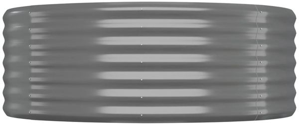 vidaXL Hochbeet Verzinkter Stahl 175x100x36 cm Grau 318989 Bild 4