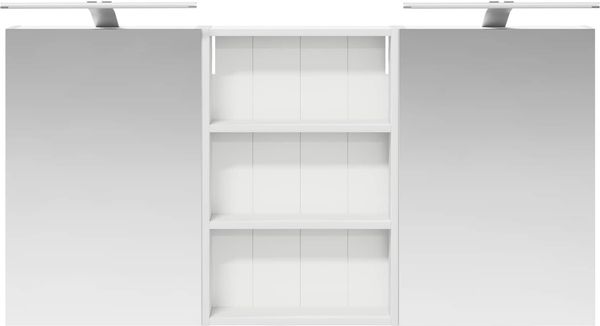 vidaXL Badezimmerschrank-Set 3 pcs 120 x 10,5 x 60,5 cm Holzwerkstoff 3403736 Bild 6