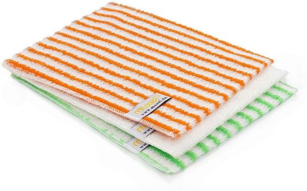 Muxel Geschirrtuch Spüllappen und Allzwecktuch – Das hygienische Spültuch, Geschirrtuch, (3-tlg, 3er Pack)