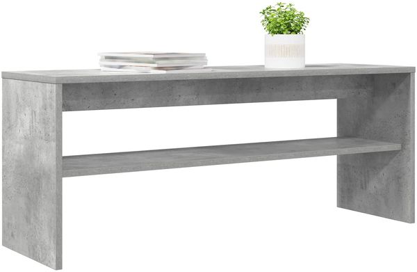 vidaXL TV-Schränk Beton Grau 100 x 30 x 40 cm Holzwerkstoff 8000335 Bild 3