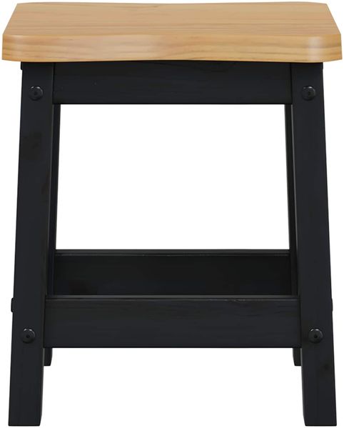 VidaXL Barhocker EKAI 2 pcs Schwarz 40 x 29 x 45,5 cm 42037011 Bild 4