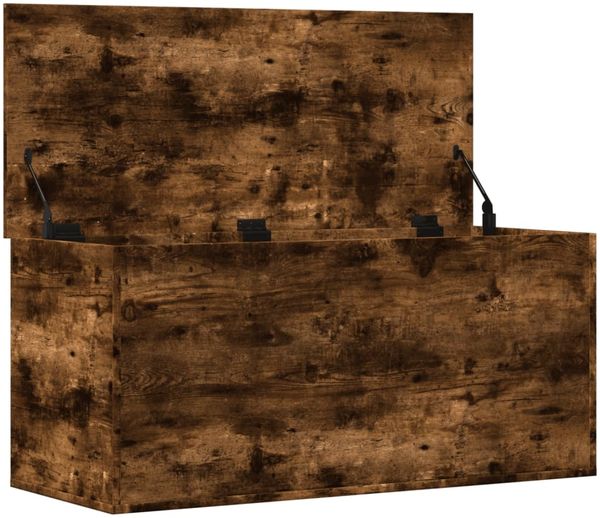 vidaXL Truhe Räuchereiche 100x42x46 cm Holzwerkstoff 840664 Bild 7
