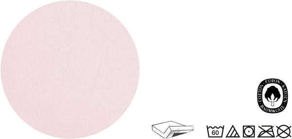 biberna Feinjersey-Spannbetttuch 0077144, rose, 1x 90x190 cm - 100x200 cm Bild 4
