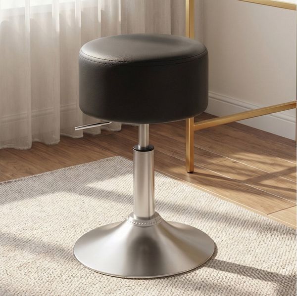 HOMALL Barhocker Höhenverstellbarer, um 360° drehbarer Friseurstuhl Drehstühle (1 St/2 St Barhocker und Schminkstuihle mit doppelter Polsterung, geeignet fur Schminktische, Schlafzimmer, Arbeitszimmer und Esszimmer)