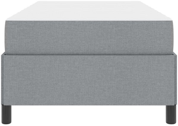 vidaXL Boxspringbett Hellgrau 90 x 200 cm Stoff 3398829 Bild 7