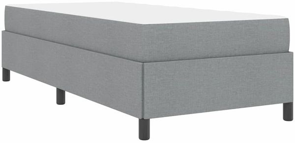 vidaXL Boxspringbett Hellgrau 90 x 200 cm Stoff 3398829 Bild 9