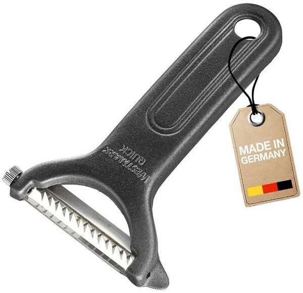 WESTMARK Sparschäler »Quick-Spezial« Black Edition, Julienne-Schneider, griffige Haptik, griffige Haptik, made in Germany, special Edition