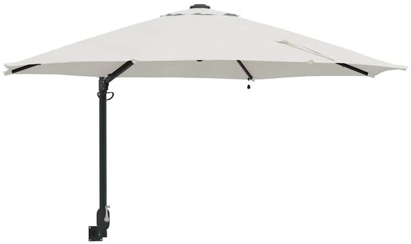Garten-Sonnenschirm, Terrassenschirm Sand 248 x 248 x 148 cm Polyester und Stahl