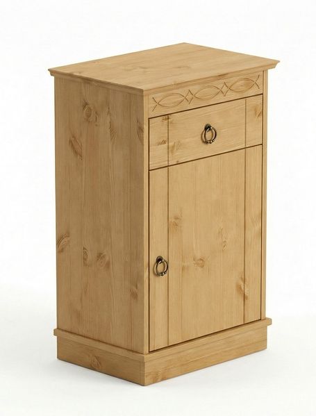 OTTO home Unterschrank Indra, Badschrank, Badmöbel, Badezimmerschrank (B/T/H: 46/32/73 cm) aus massiver Kiefer, mit Schublade, FSC®-zertifiziert
