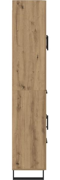 vidaXL Highboard mit Schubladen 2 pcs Artisan-Eiche 69,5 x 34 x 180 cm 3415924 Bild 9