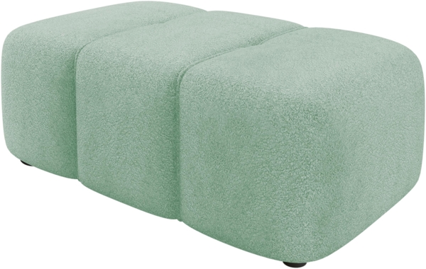 Polsterhocker Furyn Boucle (Farbe: Coral 55)