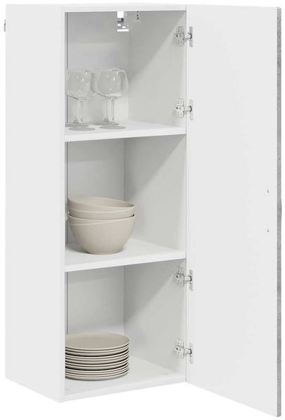 vidaXL Wandschrank PORTO Beton Grau 40 x 31 x 100 cm Holzwerkstoff 885468 Bild 3