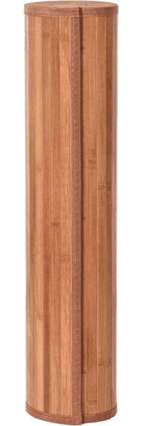 vidaXL Teppich Rechteckig Braun 60x200 cm Bambus 376836 Bild 3