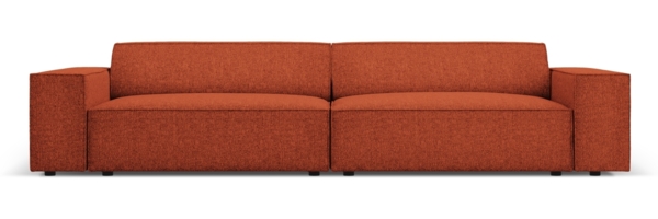 Micadoni Sofa Jodie 4-Sitzer Chenille Haga Terrakotta