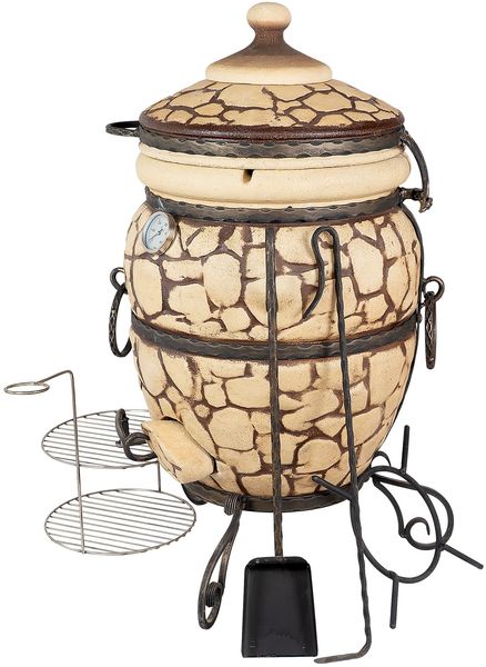 Tandoor Batur aus Keramik mit Zubehör 7-teiliges Set