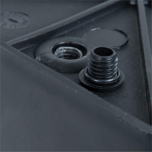 Hochbeet Polyrattan Blumenkübel Pflanzkübel Rattan Blumentopf Set Anthrazit-Grau Bild 11