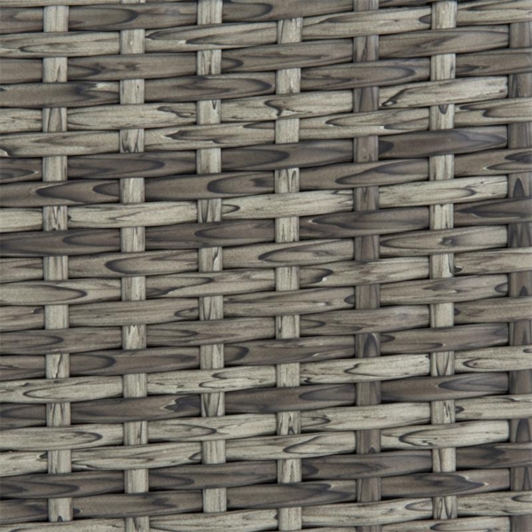 Hochbeet Polyrattan Blumenkübel Pflanzkübel Rattan Blumentopf Set Anthrazit-Grau Bild 12