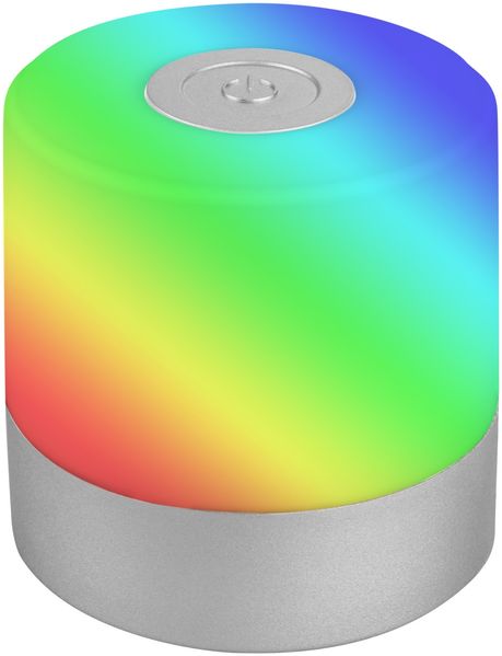 Di-KA Akku Tischleuchte SMAL 1,5W, RGB-Touchsteuerung, chrom Bild 3