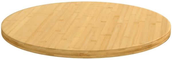 vidaXL Tischplatte Ø60x2,5 cm Bambus 352681 Bild 2