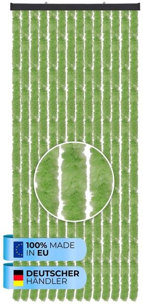Bestlivings Türvorhang 56x185cm - 160x220cm Insektenschutz Vorhang, blickdicht, Flauschvorhang viele Größen Farben - Outdoor Vorhang