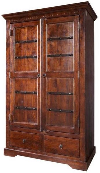 Kleiderschrank Akazie 108x64x180 nougat lackiert OXFORD #509