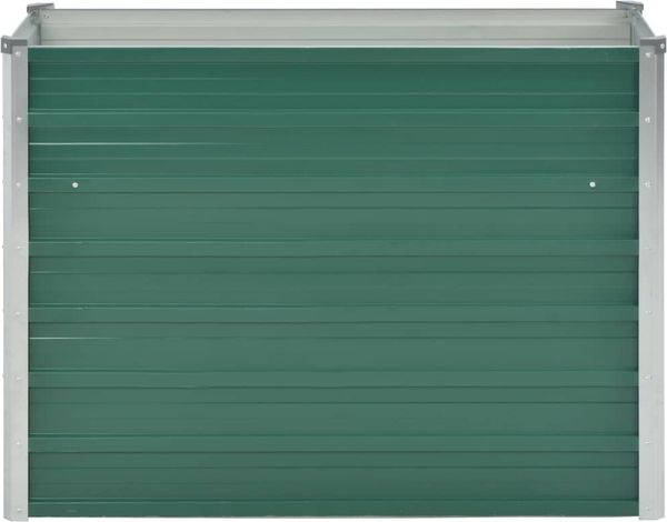 vidaXL Garten-Hochbeet Verzinkter Stahl 100x40x77 cm Grün 44853 Bild 3