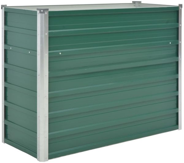 vidaXL Garten-Hochbeet Verzinkter Stahl 100x40x77 cm Grün 44853 Bild 2