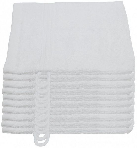 Julie Julsen Waschhandschuh 10-Waschhandschuh-Weiss-Waschhandschuh 15 x 21 cm (10-tlg)