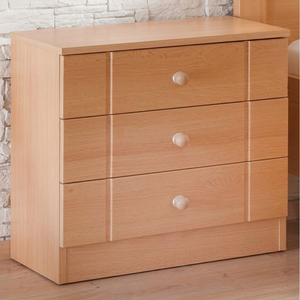 bv-vertrieb Schlafzimmer-Set Komfortbett verstellbar Seniorenbett 100x200 Nachtschrank Buche dekor, (1-tlg), Buche dekor
