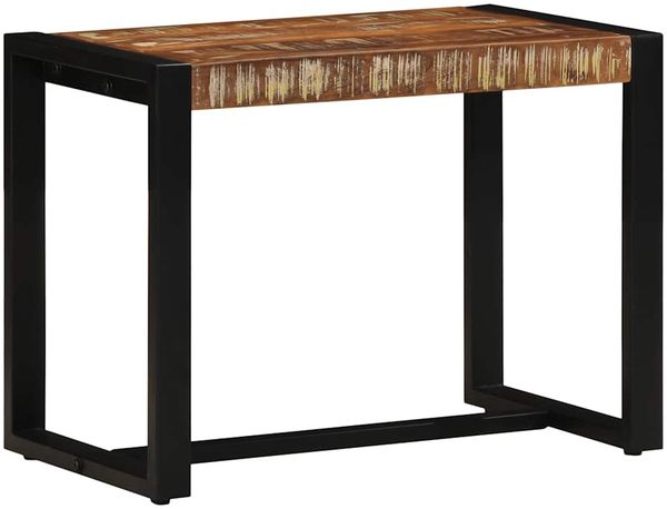 vidaXL Bank Mehrfarbig 60x35x45 cm Massivholz Altholz 4015978