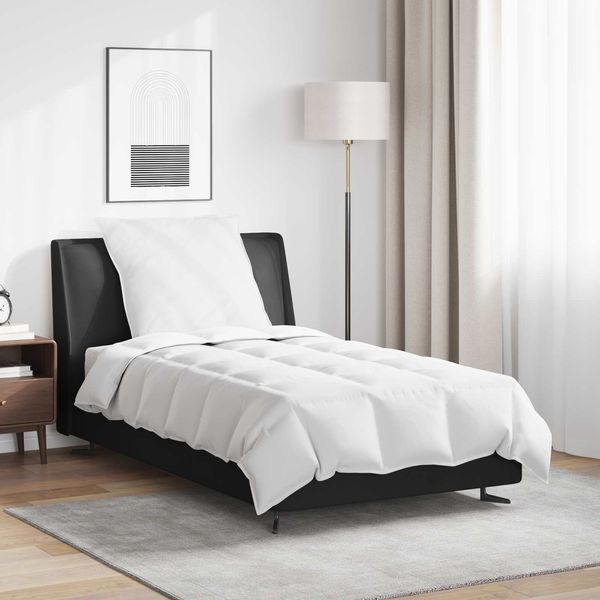vidaXL Sommerdecke mit Kissen 2 pcs Weiß Daunenfeder 3376221
