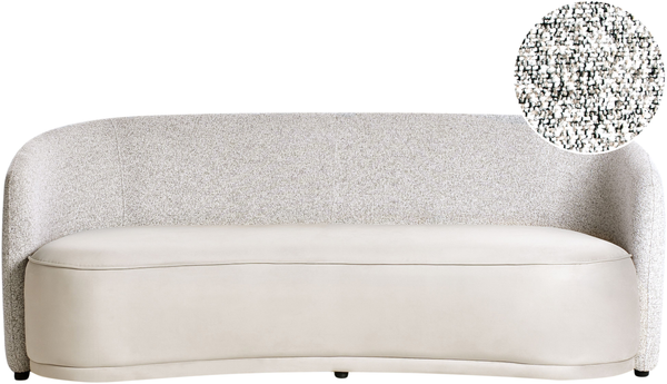 Sofa 3-Sitzer ROSET Stoff Hellbeige